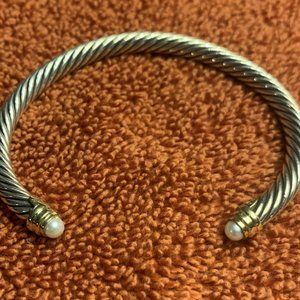 Cable Classic Pearl Stack-able Bracelet